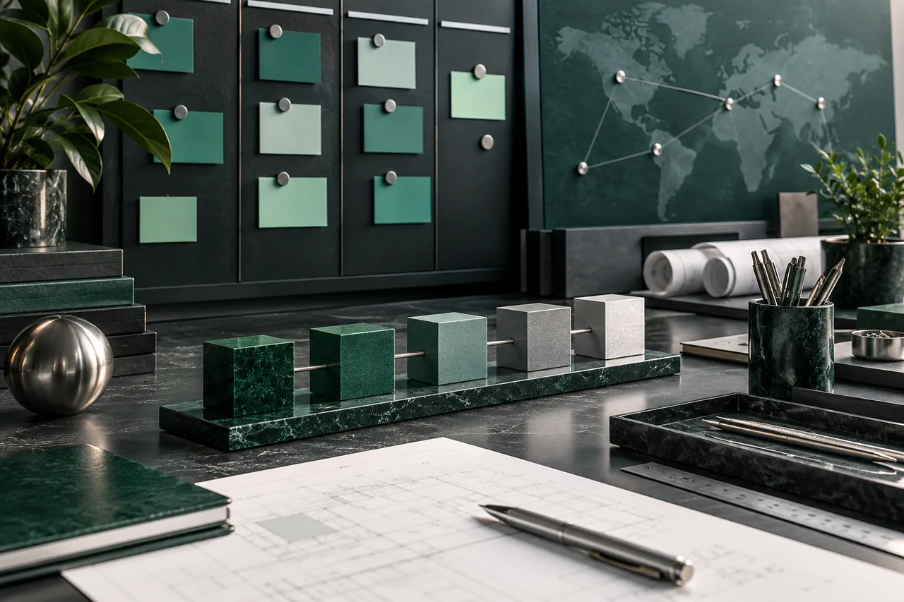 Project coordination workspace with organized milestones and planning boards.